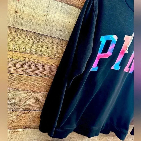 Victoria’s Secret Tie-Dye Black Hoodie - Picture 6 of 11
